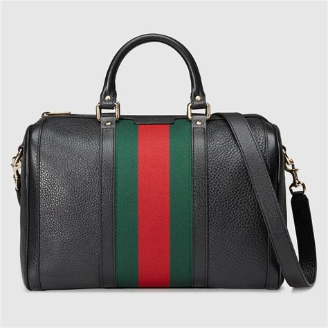 gucci bag bowler boston leather convertible|Gucci mini handle bag.